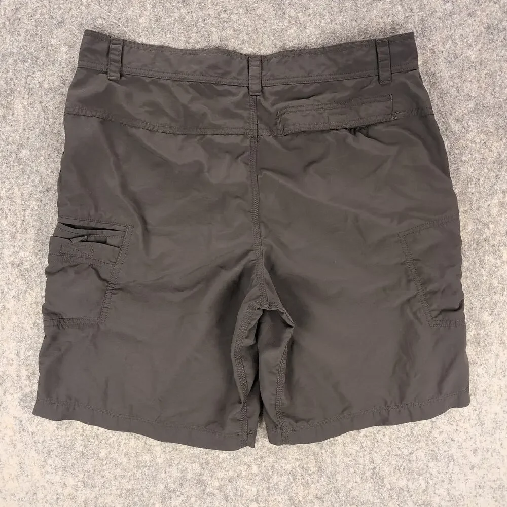 The North Face Shorts Mens 36 Gray Nylon Hiking Quick Dry Pockets Outdoor